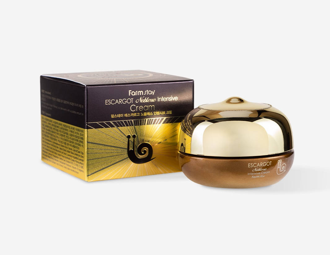 

Крем для лица с муцином улитки FarmStay Escargot Noblesse Intensive Cream 50 мл