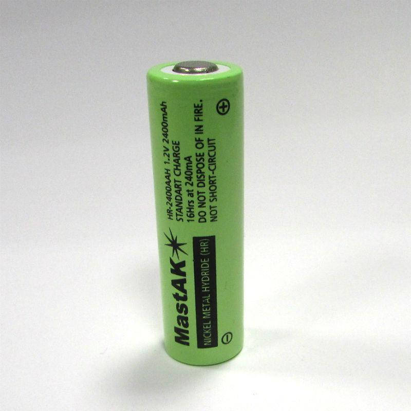 

Аккумулятор технический MastAK Ni-Mh AA/HR6 1,2V 2400mAh (Ni-Mh)