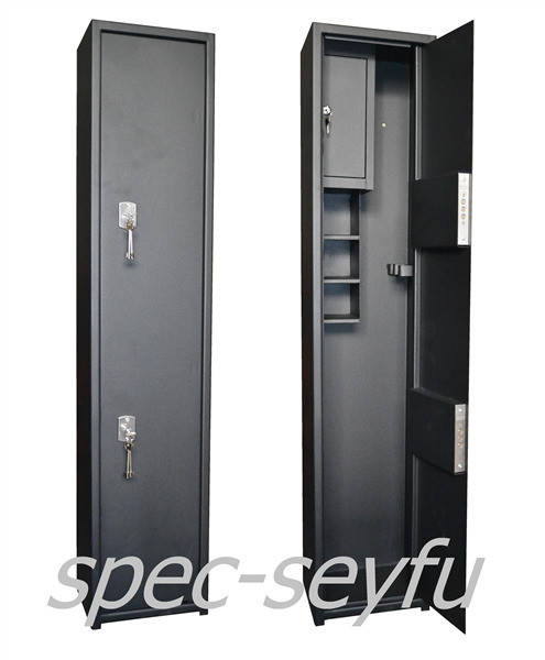 

Сейф оружейный для нарезного оружия "Днепр-сейф" СО 140/2Кн+3п, Черный