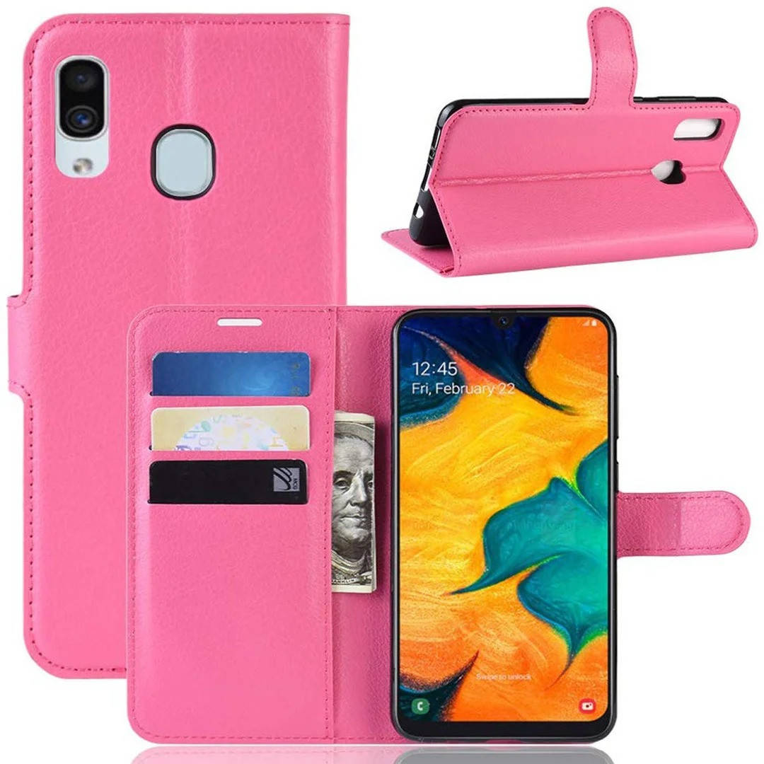 

Чехол-книжка Litchie Wallet для Samsung A202 Galaxy A20e Rose, Розовый