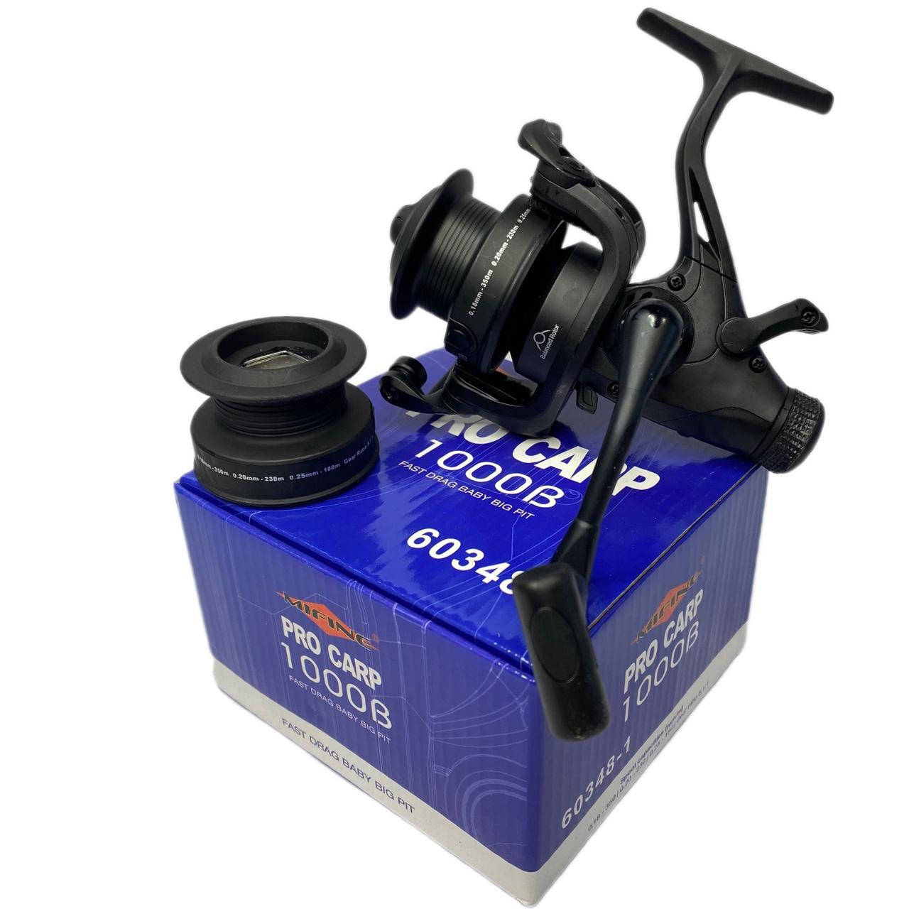 

Фидерная катушка с байтранером Mifine PRO CARP  B (7+1bb, Черный