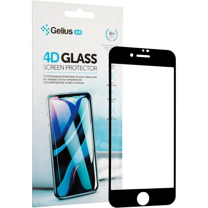 

Защитное стекло Gelius Pro 4D iPhone 7, 8, SE 2020 Black, Черный