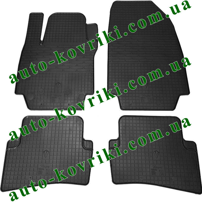 

Резиновые коврики в салон Renault Clio 4 2012- (Stingray), Черный