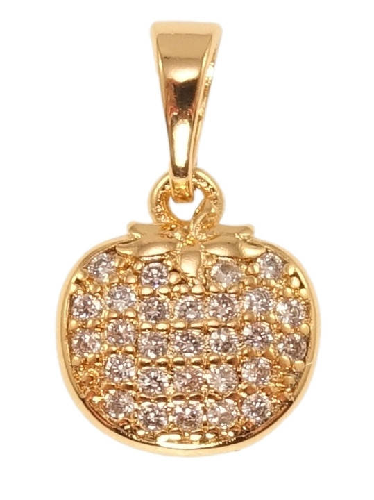 

Кулон Xuping Позолота 18K "Ягодка инкрустация цирконием" для цепочки до 5мм
