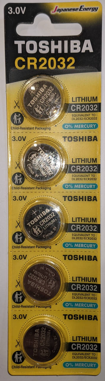 

Батарейка Toshiba CR 2032 (5шт)