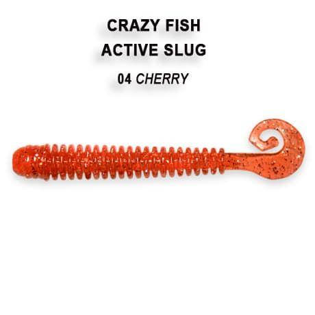 

Съедобный силикон Crazy Fish Active slug 2.8" 2-71-4-6 кальмар