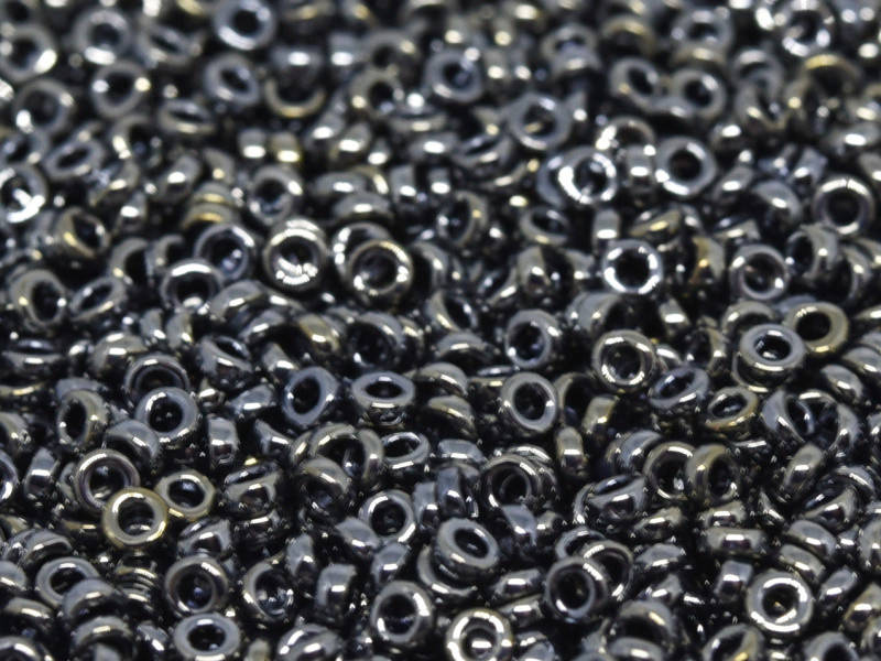 

Spacer Beads MIYUKI 2,2 х 1 мм SPR 0464 Light Gunmetal