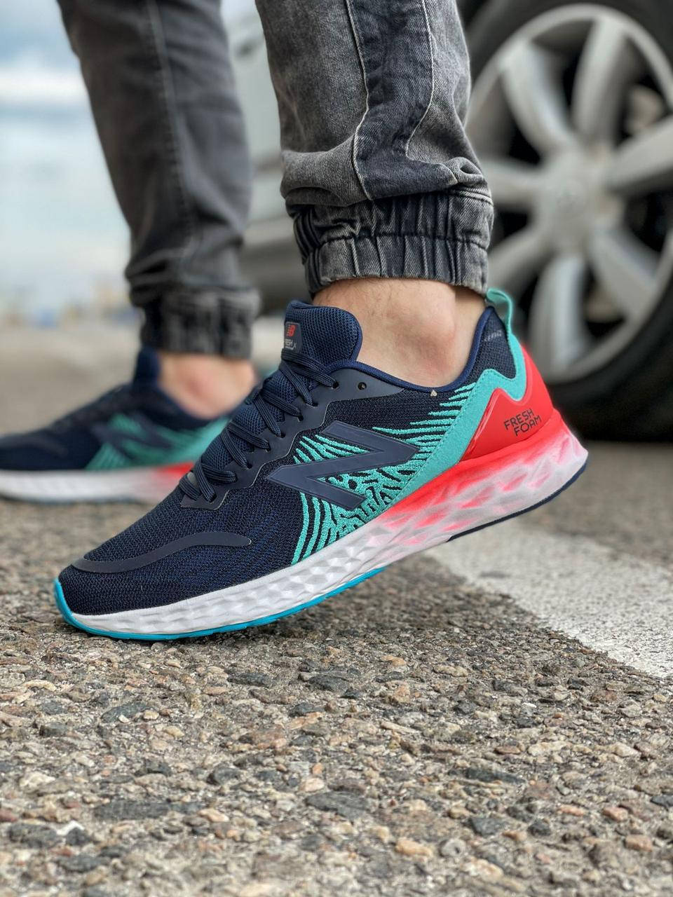 

Кроссовки мужские 18451, New Balance Fresh Foam Tempo, темно-синие [ 43 44 ] р.(43-27,8см)