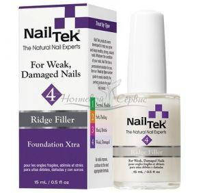 

NAIL TEK Foundation Xtra 4 База для очень слабых и тонких ногтей 15 мл