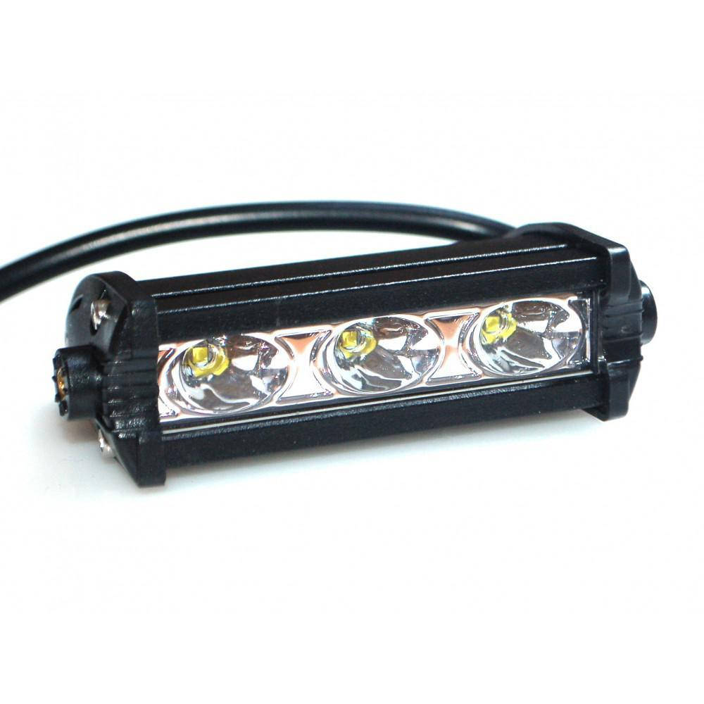 

Светодиодная фара AllLight E-9W однорядная 3chip Osram 3535 spot 9-30V