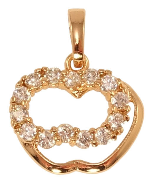 

Кулон Xuping Позолота 18K "Яблочко с цирконием"