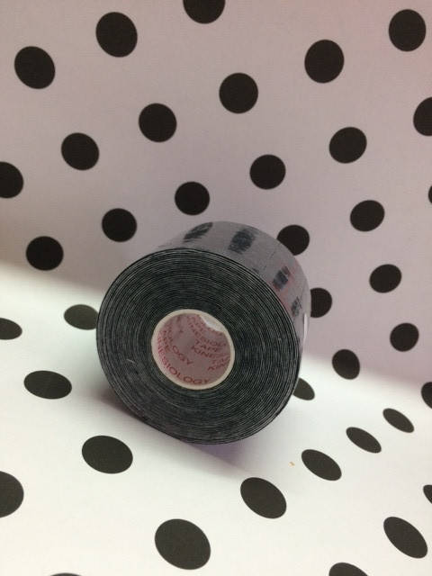 

Кинезио тейп Kinesiology Tape 5см х 5м черный