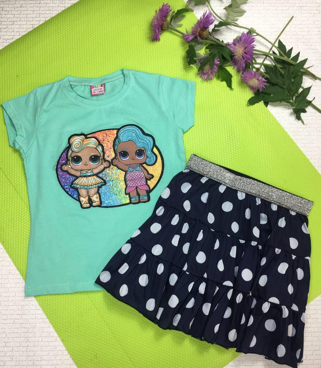 

Костюм летний ЛОЛЛА на девочку 110, 116, 122, 128 см 128