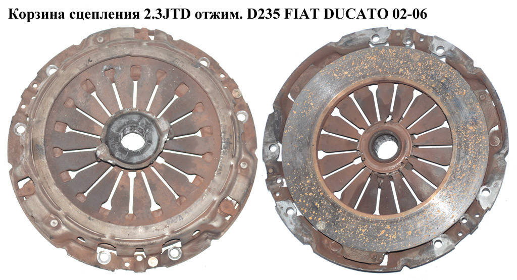 

Корзина сцепления 2.3JTD отжим. D235 FIAT DUCATO 02-06 (ФИАТ ДУКАТО) (71734906)