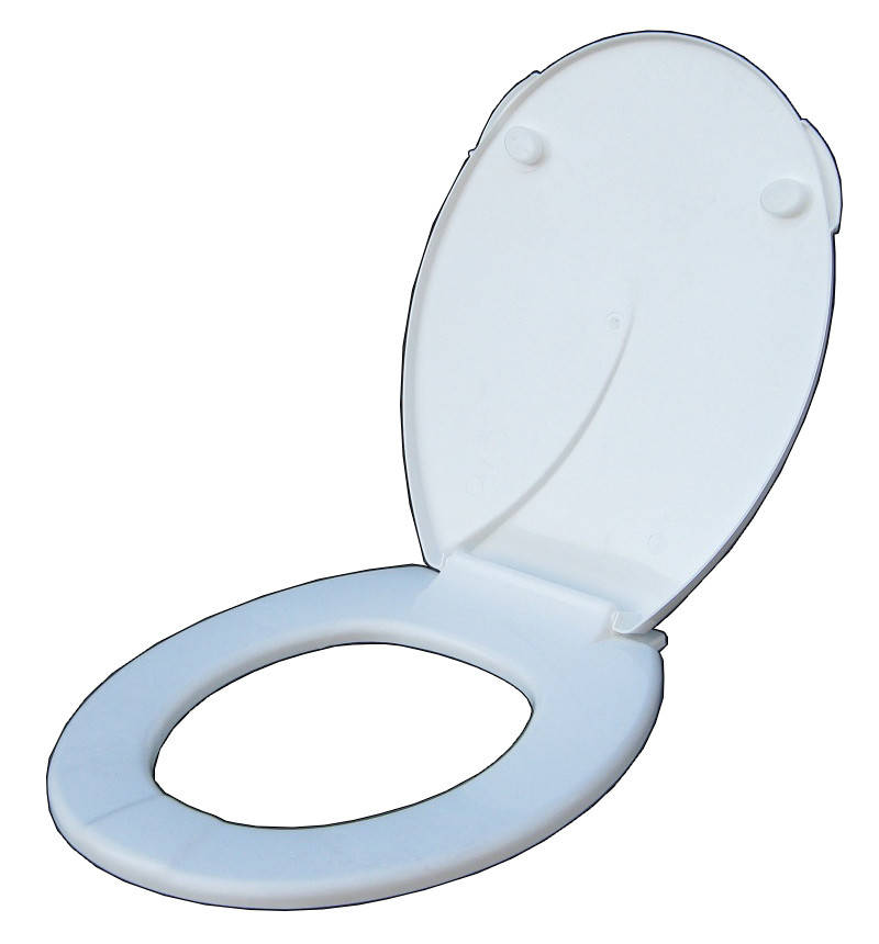 

Сиденье для унитаза белое "Юнипласт", Белый