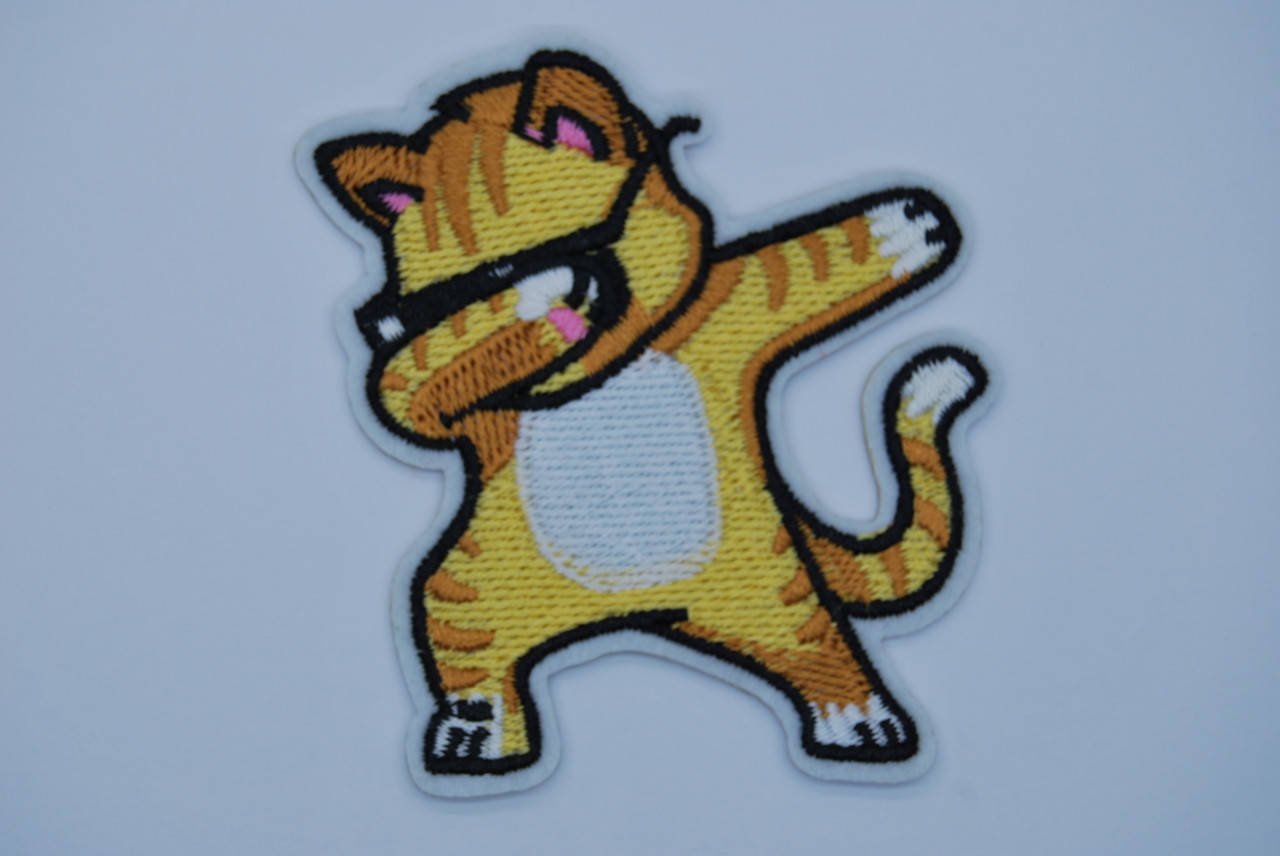 

Нашивка на одежду "Усатый Брейкер", Термонашивка, Шеврон