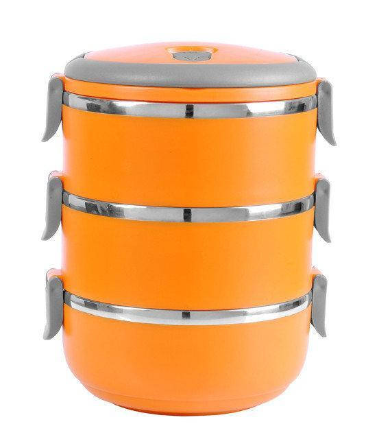 

Ланч бокс 3 уровня по 700 мл Empire 1579 Orange