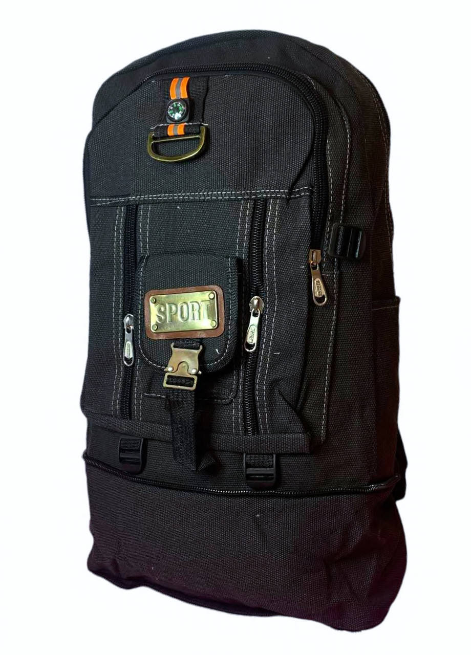 

Рюкзак 30/40л тактический, армейский, военный, туристический, походный, баул, раскладной, Черный