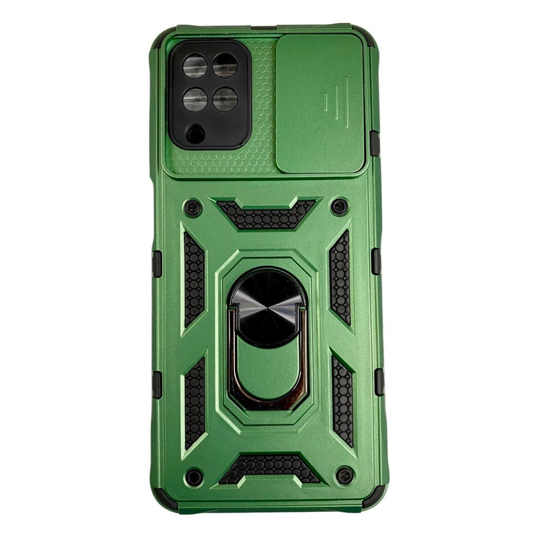 

PC + TPU чехол Armor Camshield для Samsung Galaxy M12 (на самсунг м12) зеленый, Разные цвета