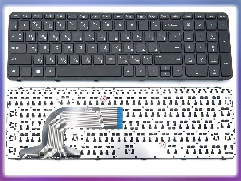 

Клавиатура для HP Pavilion 15 15-E, 15E, 15-N, 15N, 15-G, 15G, 15-R, 15R Series, HP 250 G3, 255 G3, 256 G3 (, Черный