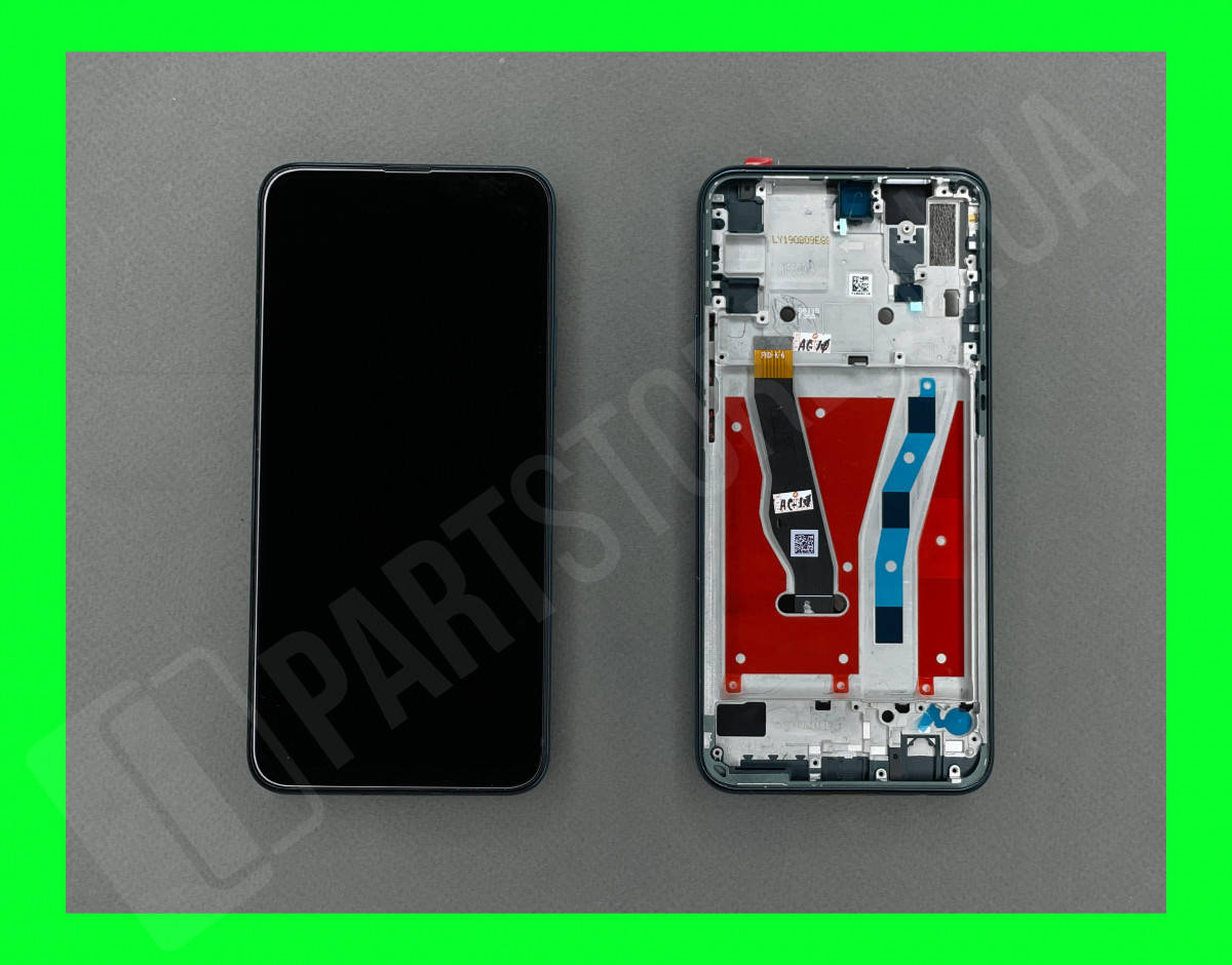 

Дисплей Huawei P Smart Z с сенсором и рамкой зелёного цвета (оригинальные комплектующие), Зелёный