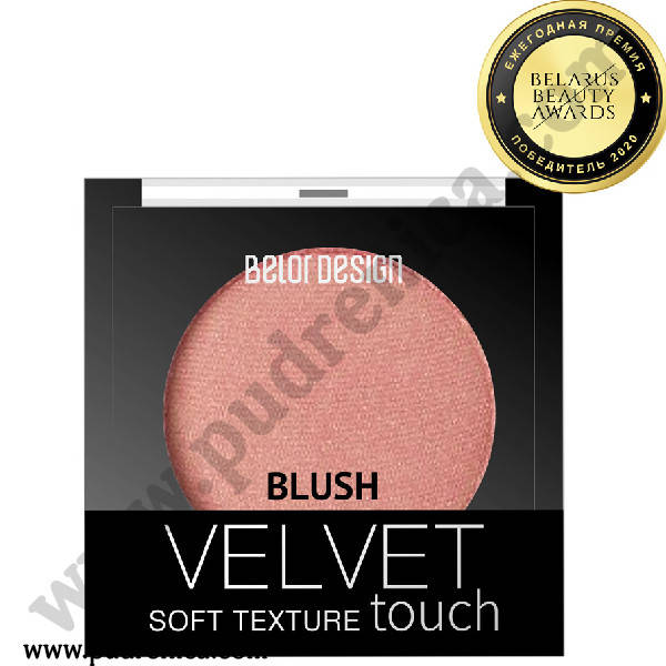 

Румяна VELVET TOUCH BelorDesign Тон 101 Нежный персик