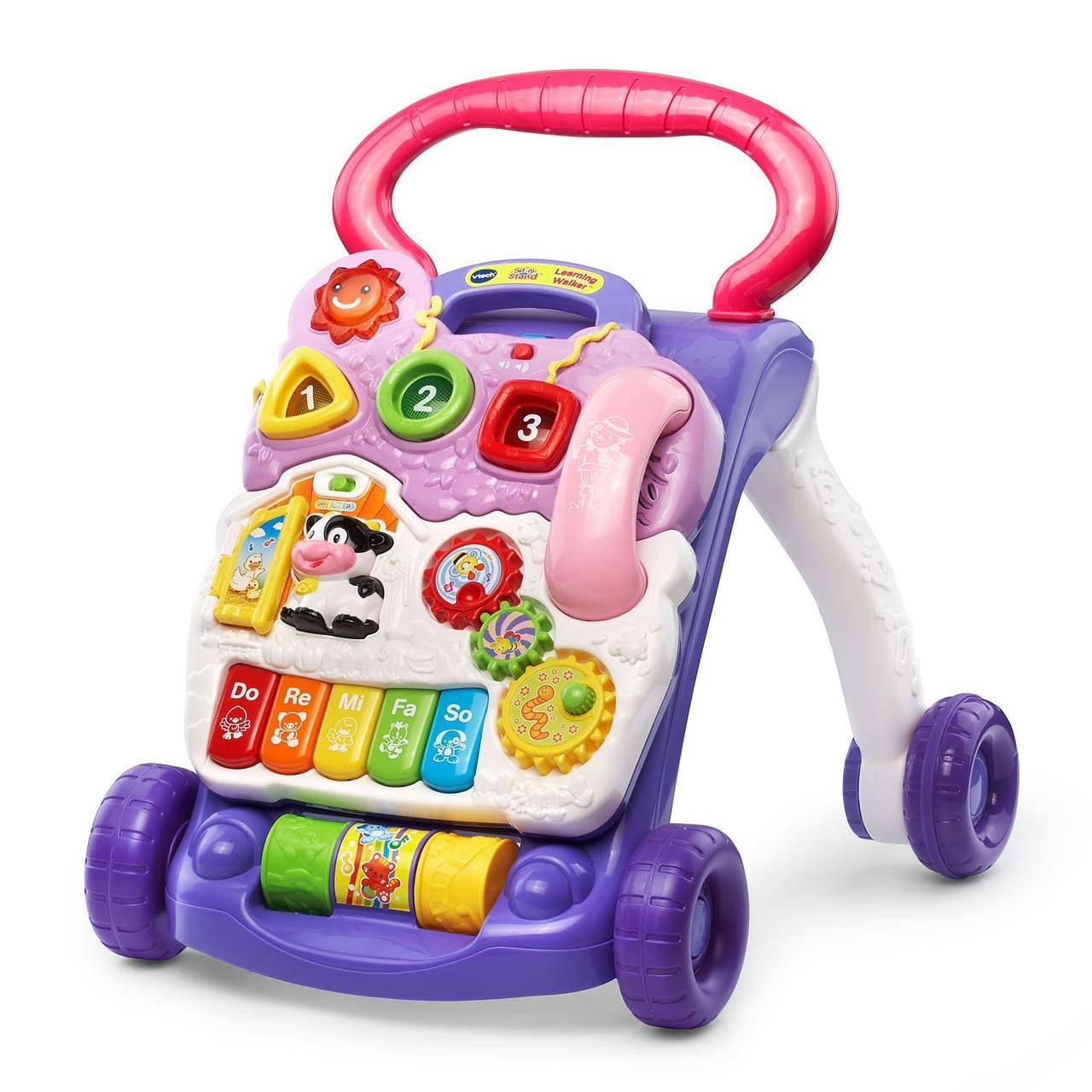 

VTech лавандовые ходунки - игровой центр Sit-to-Stand Learning Walker, Lavender