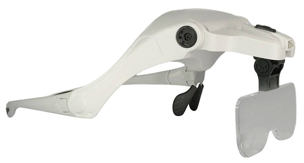 

Косметологические очки c подсветкой Magnifier 9892B2 1Х, 1,5Х, 2Х, 2,5Х 3,5Х, Белый