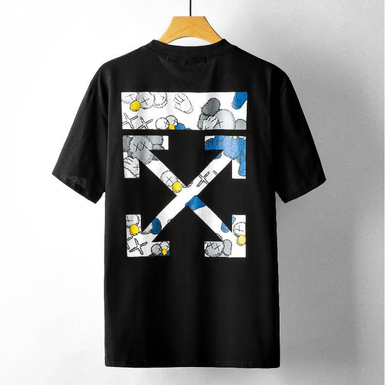 

Футболка OFF - WHITE принт на спине Черная Размер
