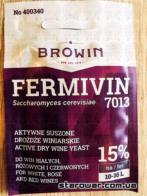 

BIOWIN сухие дрожжи Fermivin 7013