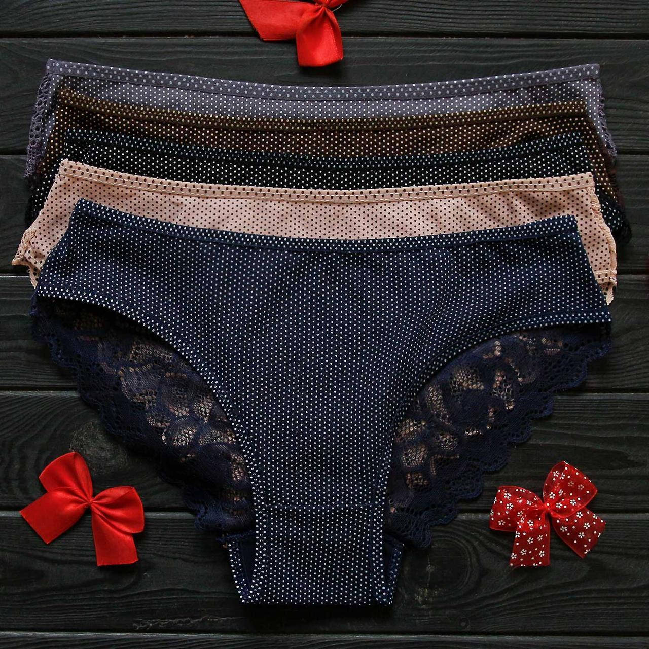 

Трусы слипы женские Nicoletta Турция L, XL | 5 шт.