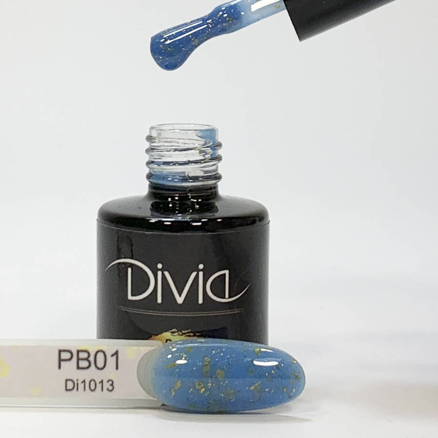 

Divia Цветное базовое покрытие с золотой поталью Potal Color Base №PB01