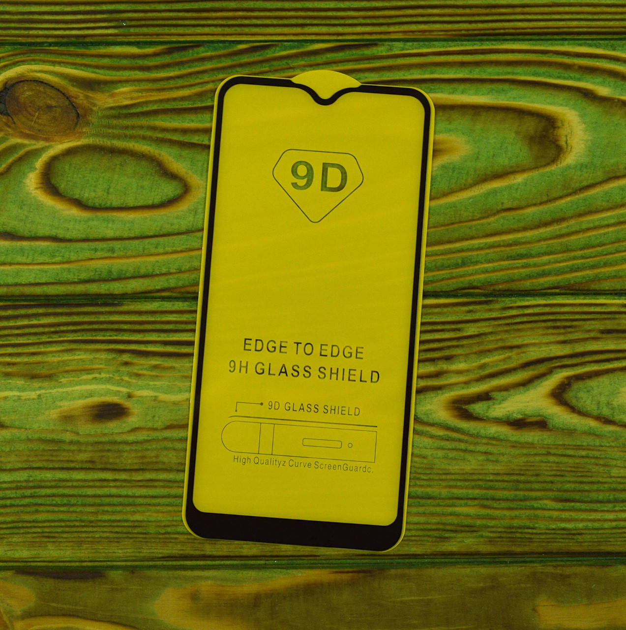 

Защитное стекло на экран Samsung A01 клей по всей поверхности, Черный