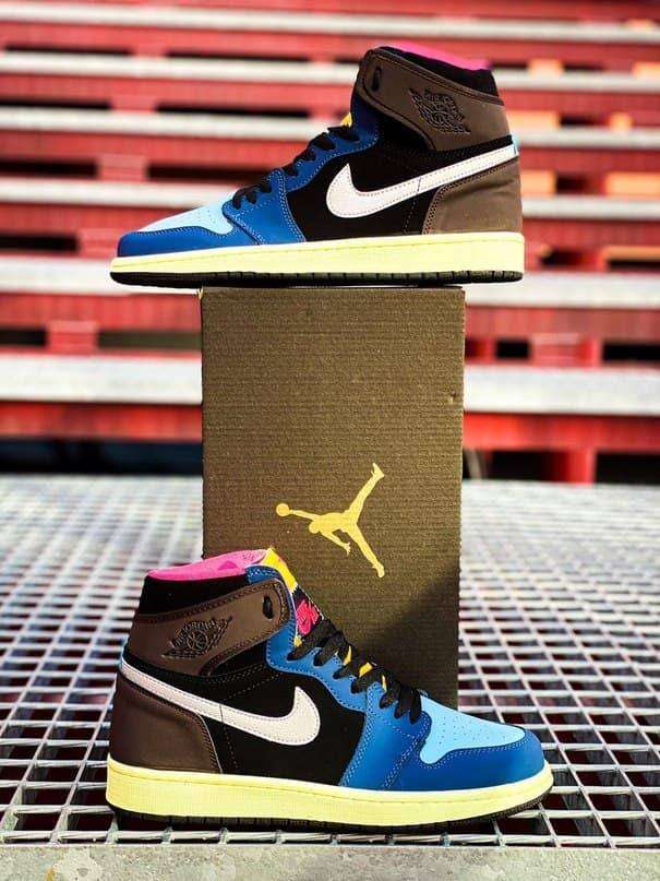 

Кроссовки Nike Air Jordan 1 Retro High Bio Hack 44, Разные цвета