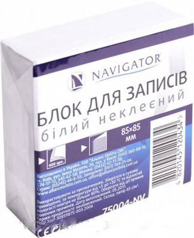 

Бумага для записей 75004-NV Navigator, Белый