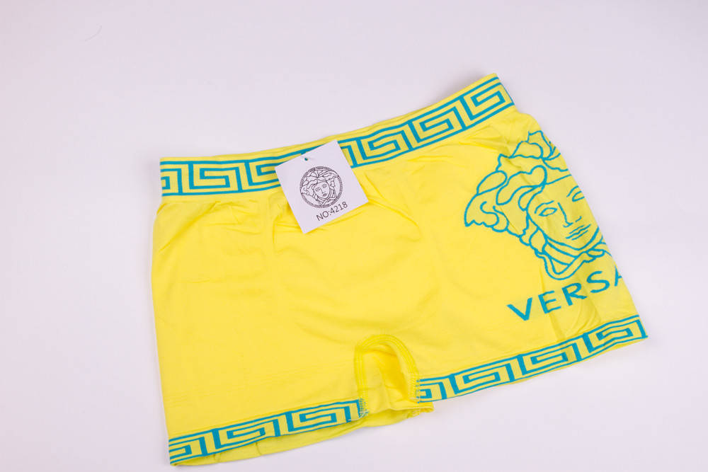 

Трусы мужские бесшовные в стиле бренда Versace, Желтый