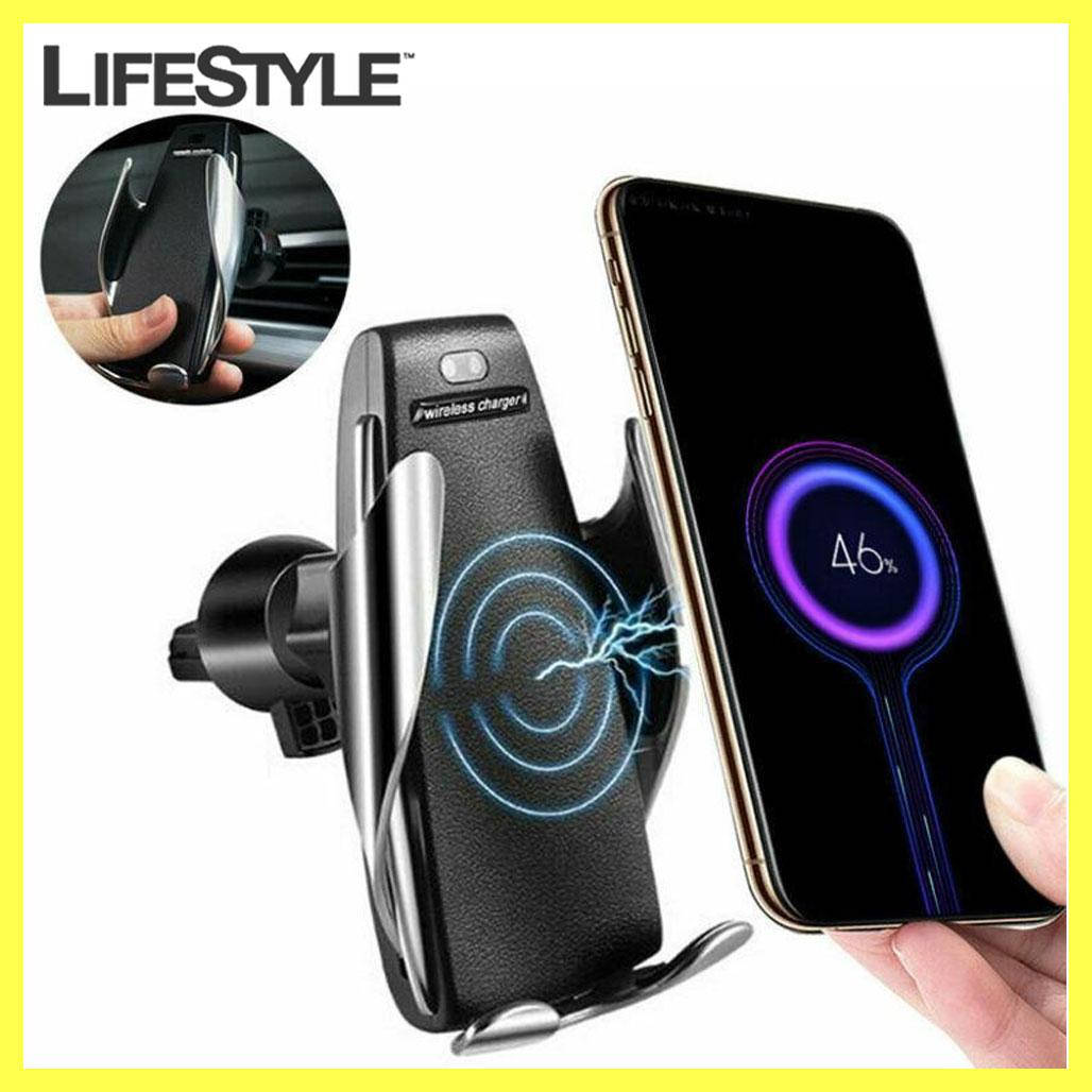 

Автомобильный держатель с функцией беспроводной зарядки Penguin Smart Sensor S5, Черный