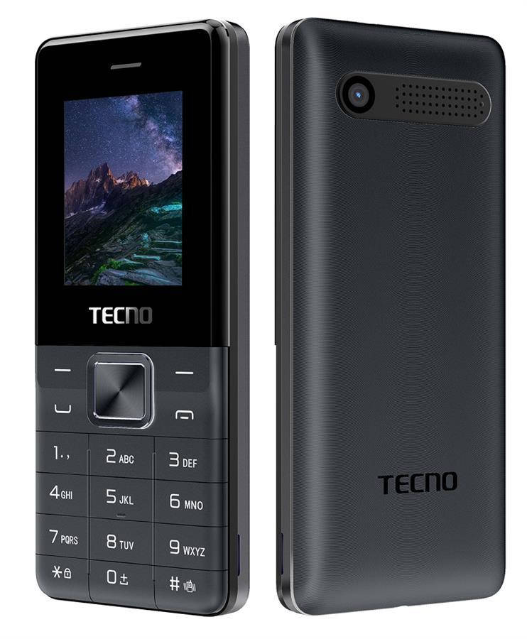 

Мобильный телефон TECNO T301 2SIM Black, Черный