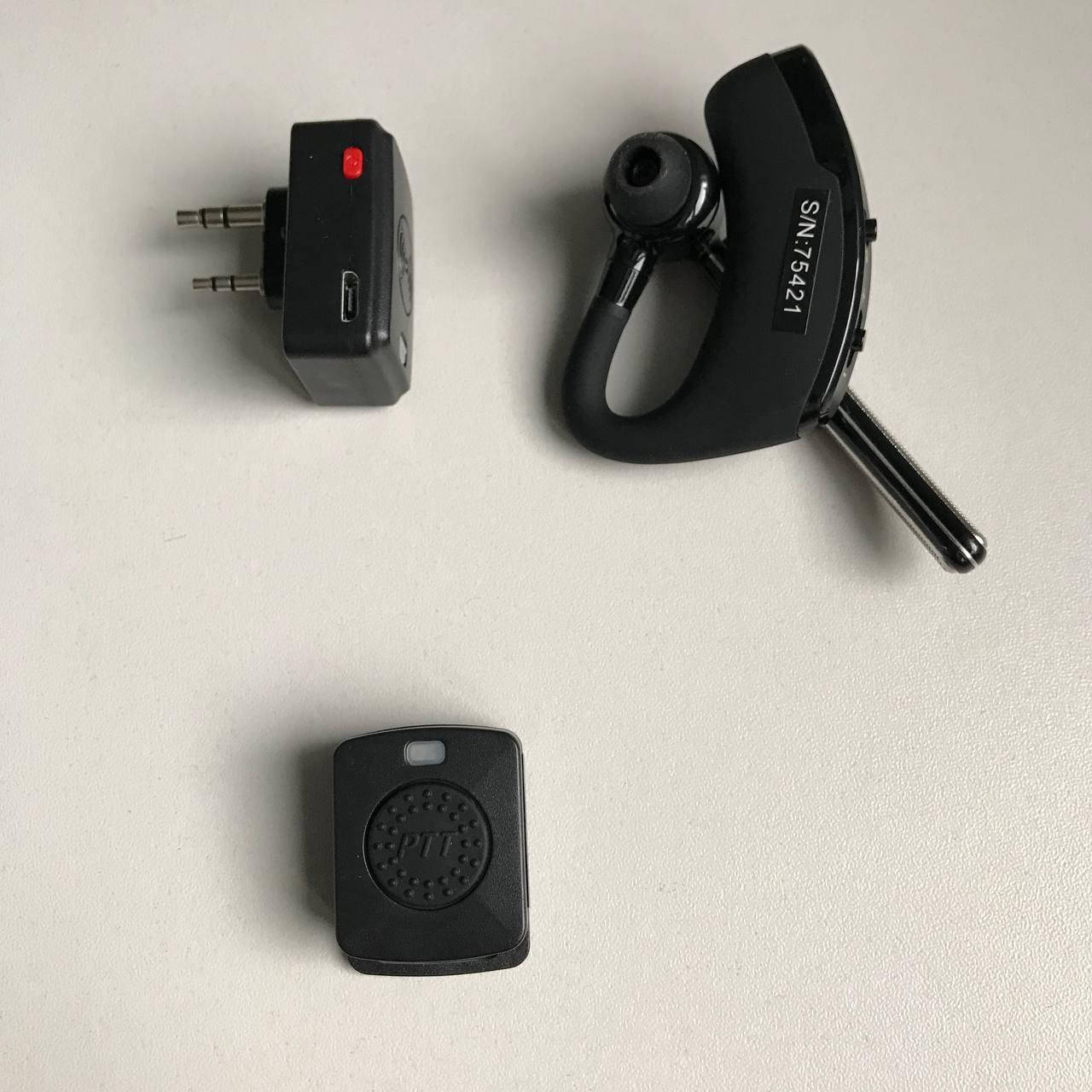 

Гарнитура Bluetooth для радиостанций Baofeng, Kenwood, Quansheng, etc