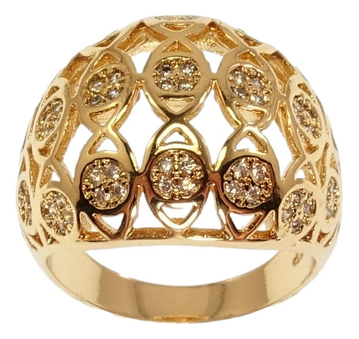 

Кольцо Xuping Позолота 18K "Резной Декоративный Узор" р.17