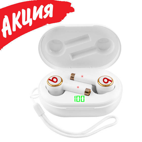 

Беспроводные наушники Битс tour 3 by Dr Dre Bluetooth гарнитура для телефона Вакуумные наушники затычки TWS, Белый