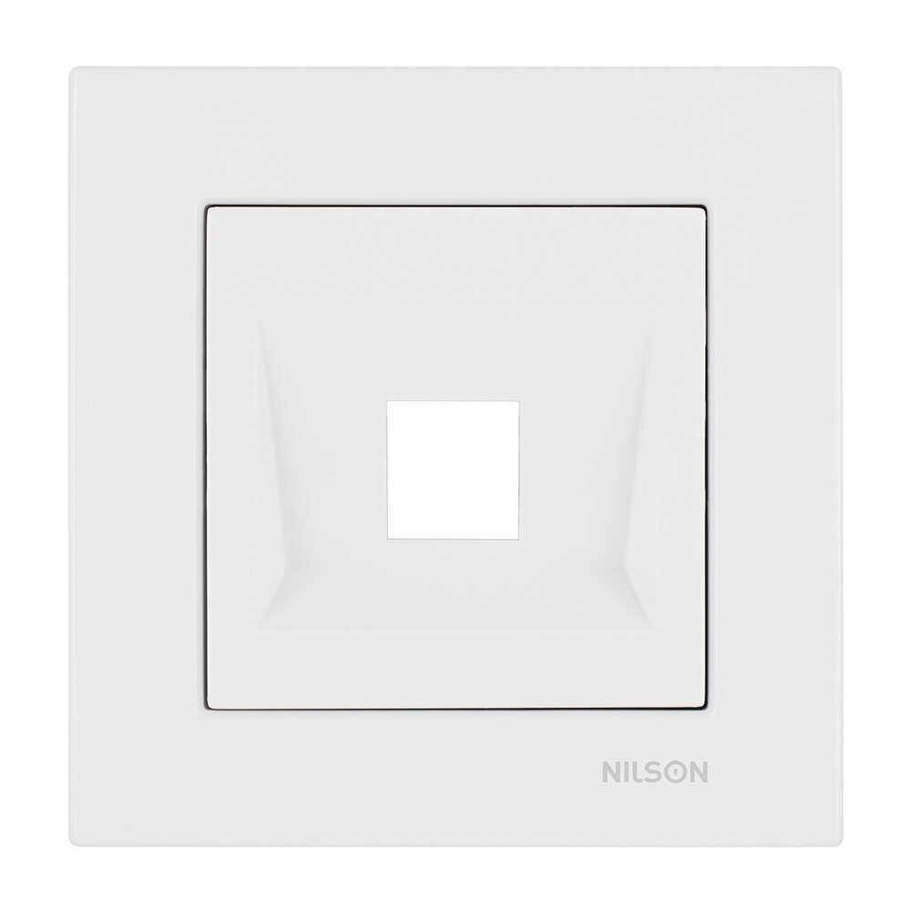 

Розетка Nilson Moda біла комп'ютерна без модуля