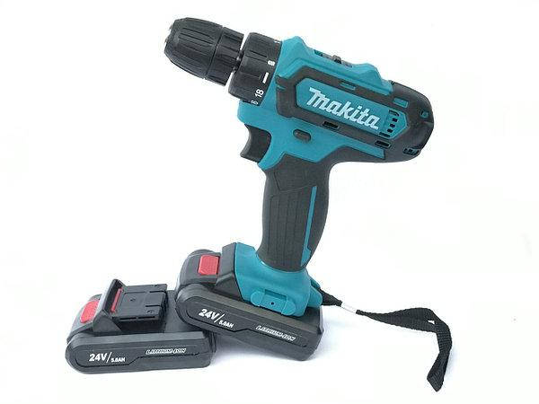 

Шуруповерт аккумуляторный MAKITA 550DWE (24V/5 А/час) С гибким валом и набором насадок