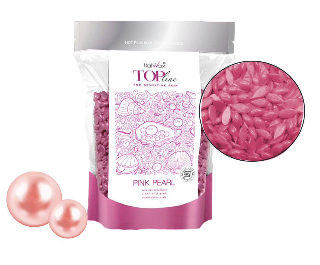 

Воск для депиляции для чувствительной кожи Top Line "Pink Pearl" ItalWax - Розовый жемчуг, 750 г