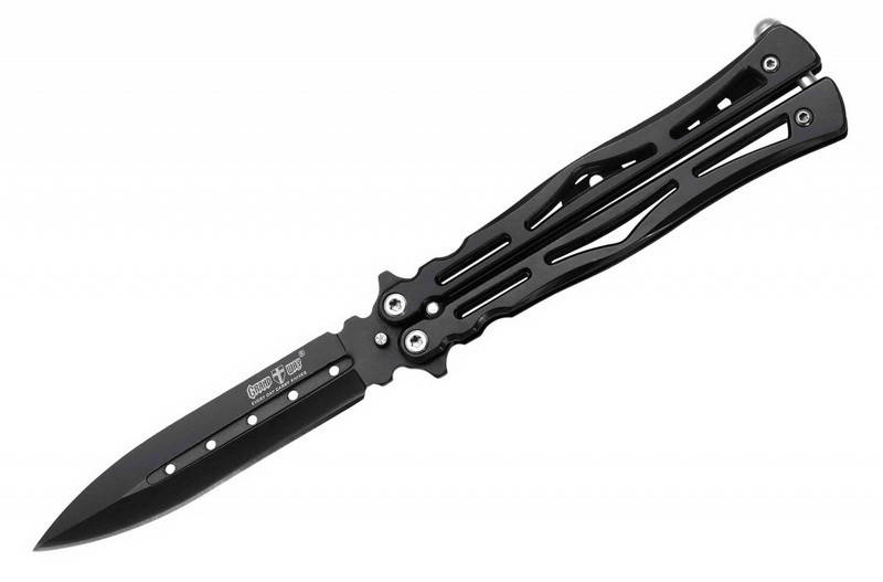 

Нож бабочка балисонг Grand Way 915 B (black)