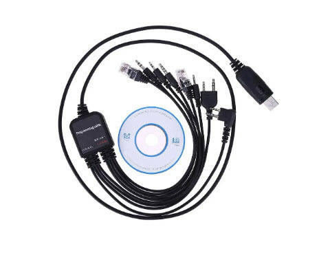 

Универсальный кабель 8 в 1 WakeSnow для программирования раций Baofeng, Motorola, Kenwood, Yaesu и многих др.