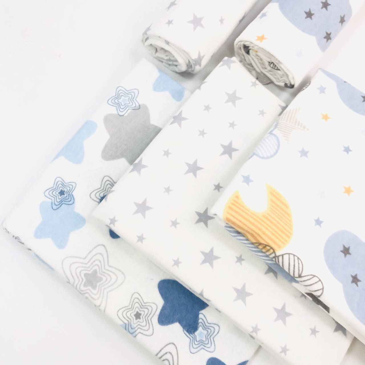 

Комплект фланелевых пеленок №78, Разные цвета