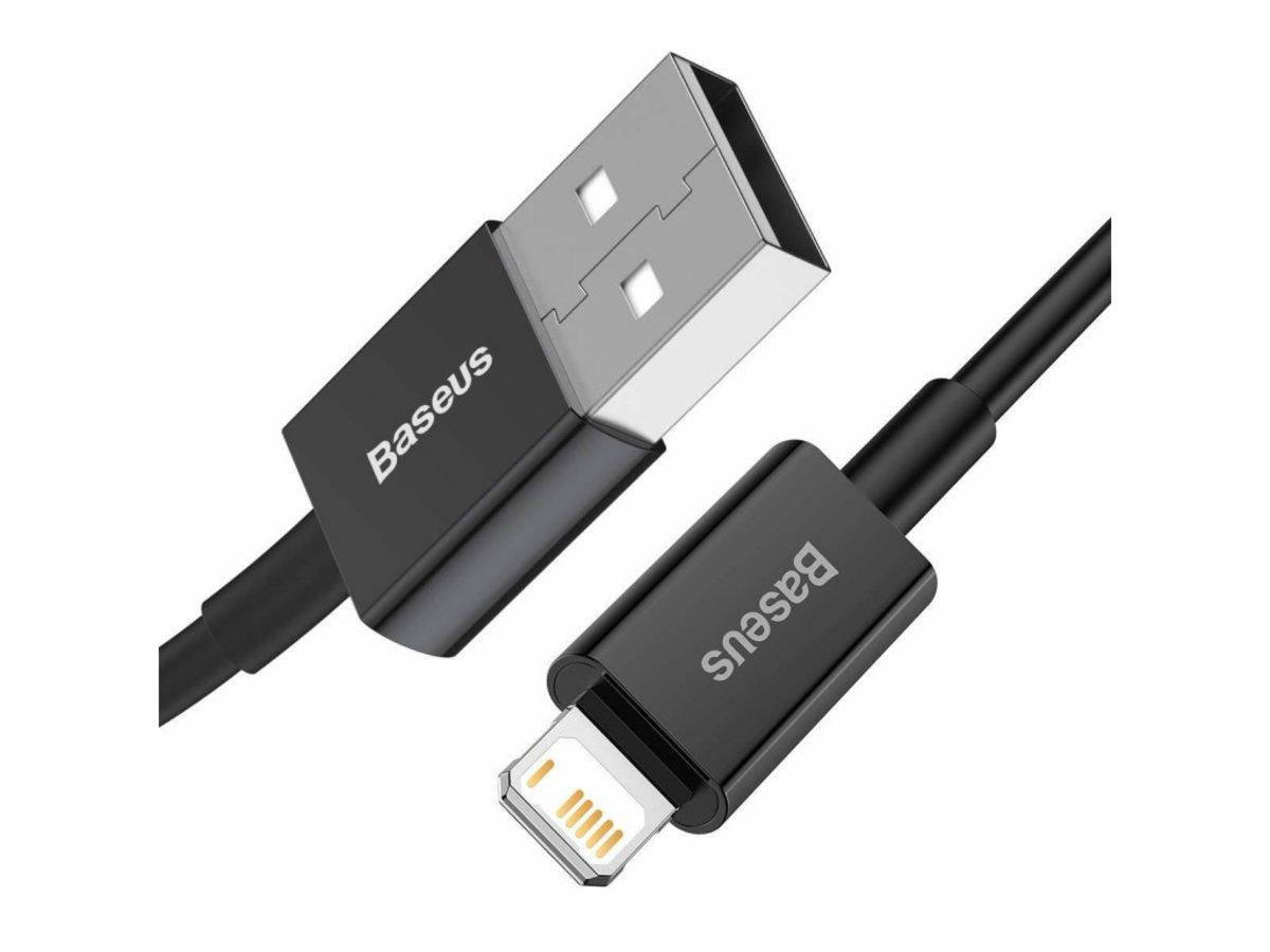 

Кабель Baseus Superior Series USB to iP 2.4A 2m Black, Черный