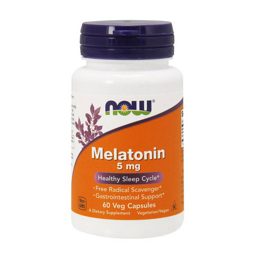 

NOW Препарат для улучшения сна Melatonin 5 mg (60 caps)