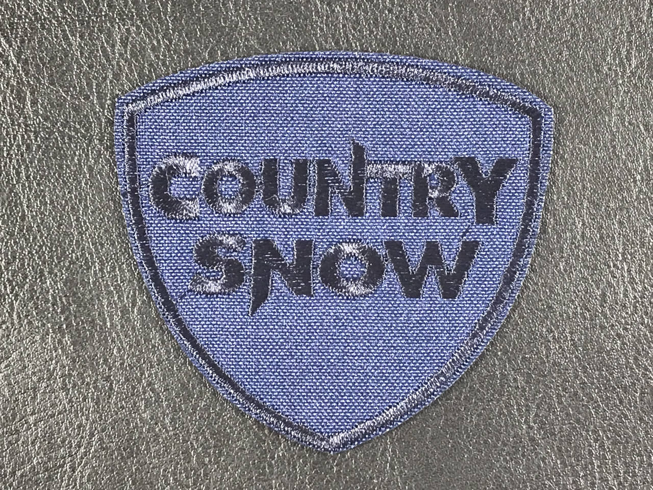 

Нашивка Country Snow цвет темно синий 72x67 мм